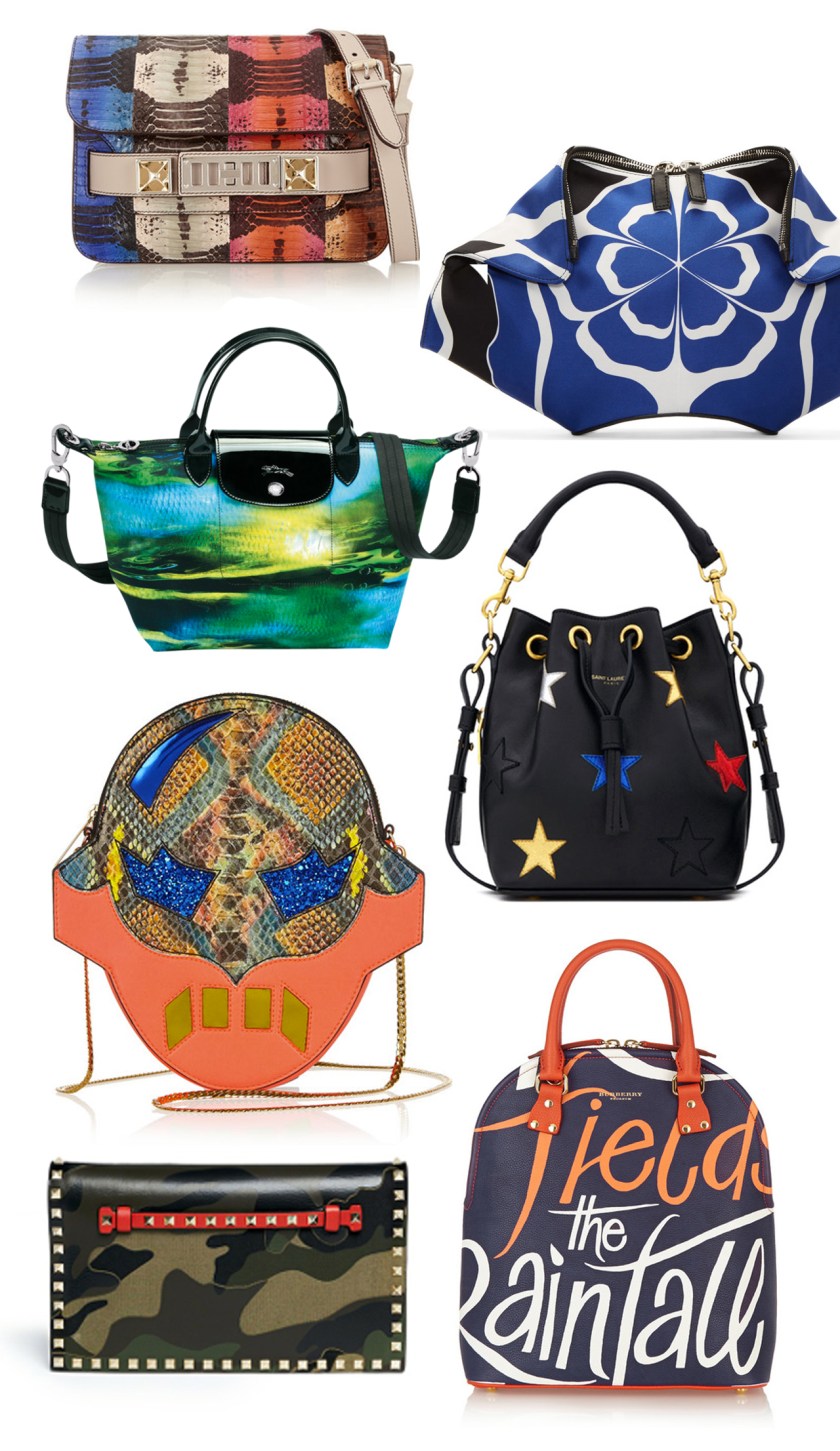 Labellecrush - printed hadbags