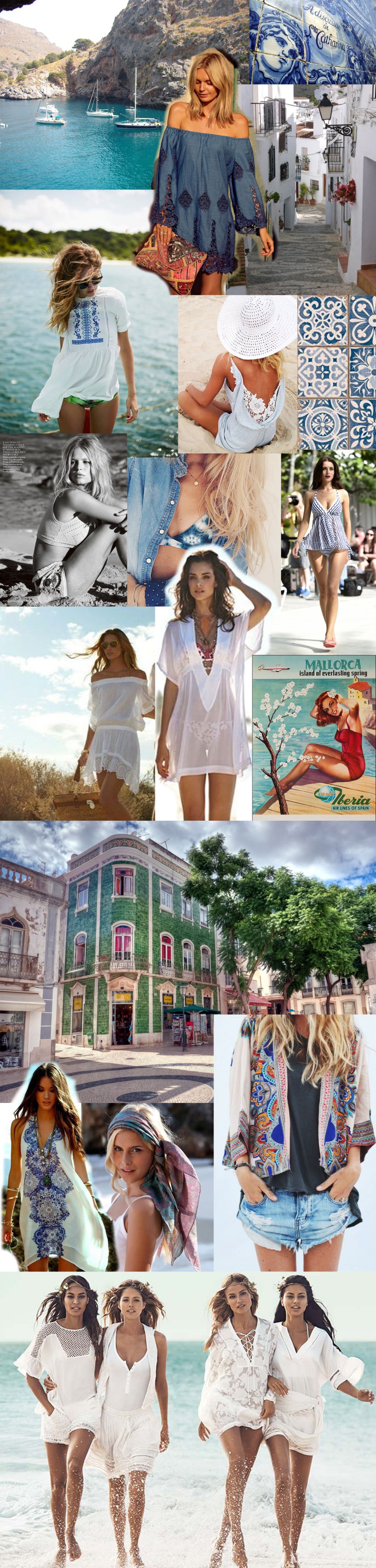 Labellecrush-summer whites & denim Mallorca moodboard copy